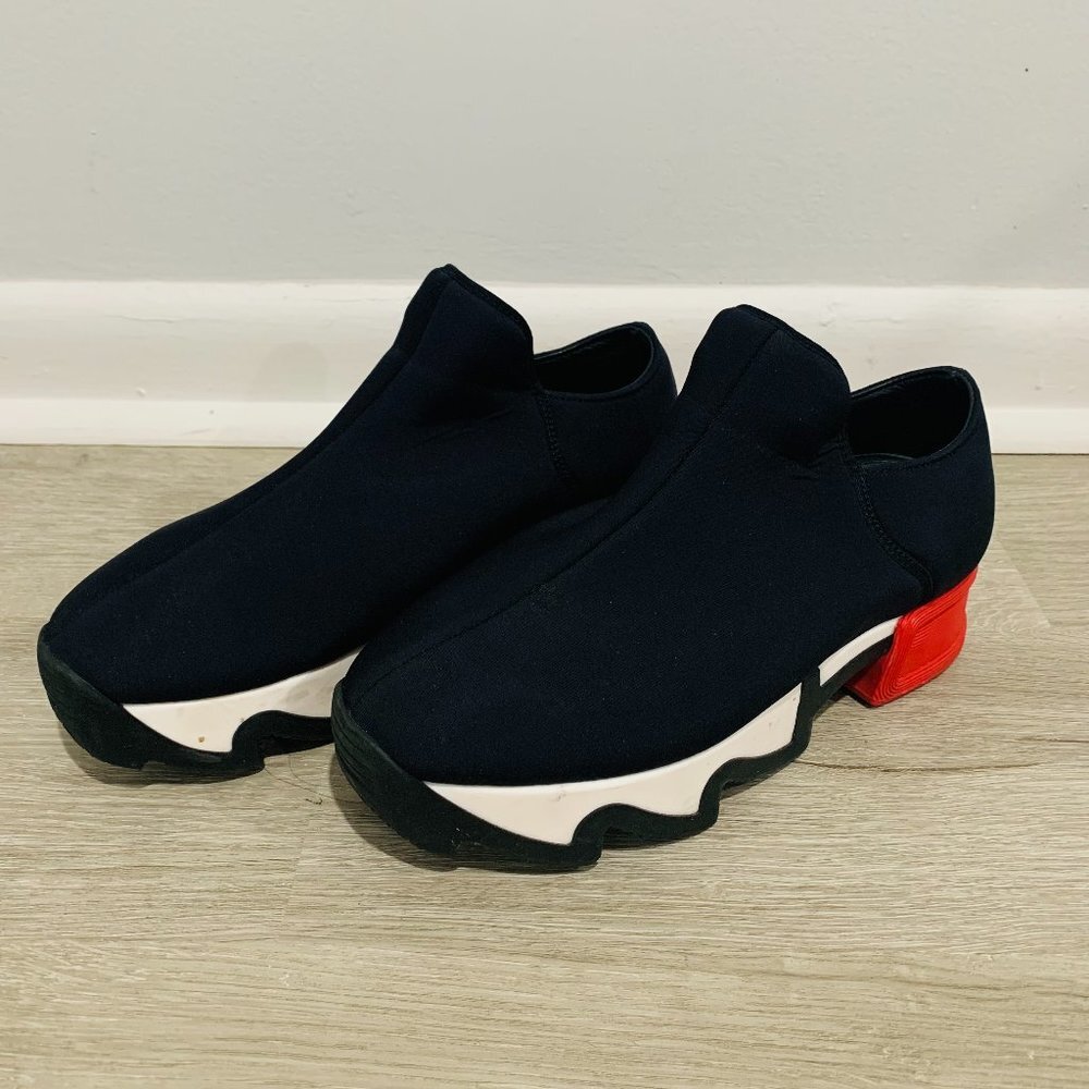 IRI Women Black with White & Orange Bottoms Size 38 Shoes